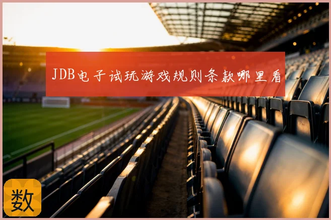 JDB电子试玩游戏规则条款哪里看